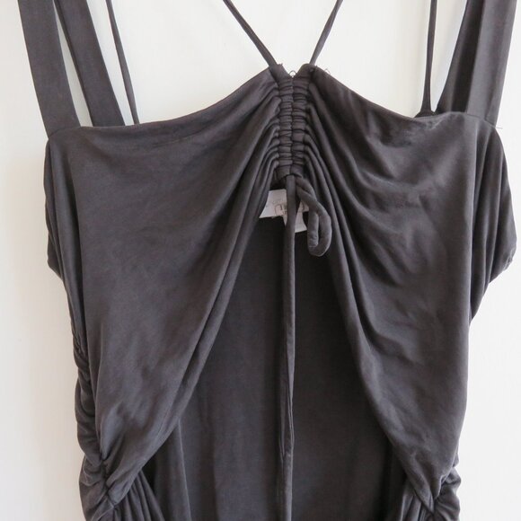 JONATHAN SIMKHAI Lucy Slinky Jersey Cutout Ruched Dress Evening Party - Size XL - Picture 5 of 15